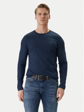 BOSS BOSS S dlhými rukávmi Tacks 50512111 Tmavomodrá Regular Fit
