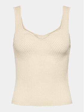 Gina Tricot Gina Tricot топ 19484 Екрю Regular Fit