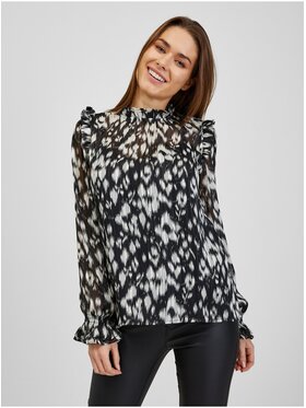 Orsay Orsay Bluzka 650236-660000__40 Czarny Regular Fit