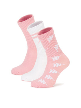 Kappa Kappa Șosete lungi KR_SUPERT_SS25 (3-PACK) Roz