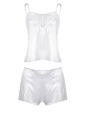 DKaren Lingerie DKaren Lingerie Komplet bielizny Zala Biały Classic Fit