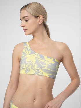 4F 4F Góra od bikini 4FSS23UBKTF025-73A Żółty