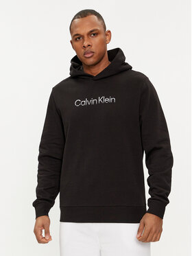 Calvin Klein Calvin Klein Džemperis ar kapuci Degrade Logo K10K112445 Melns Regular Fit