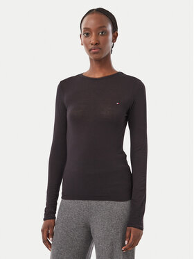 Tommy Hilfiger Tommy Hilfiger Μπλουζάκι UW0UW06611 Μαύρο Slim Fit
