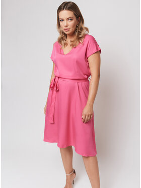 Bubala Bubala Sukienka codzienna Pink Różowy Feminine Fit