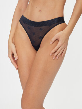 Tommy Hilfiger Tommy Hilfiger Stringi UW0UW04963 Tumši zils