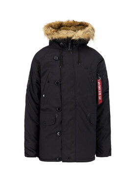 Alpha Industries Alpha Industries Kurtka zimowa Explorer Winter Jacket Czarny Regular Fit