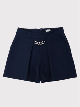 SLY SLY Szorty materiałowe 3S-401B Granatowy Comfortable Fit