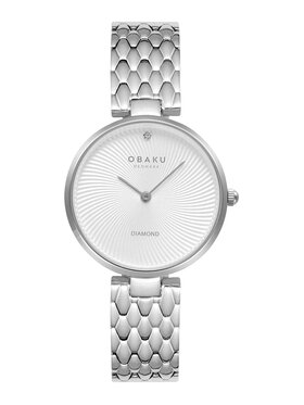 Obaku Obaku Hodinky V256LXCISC Stříbrná