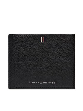 Tommy Hilfiger Tommy Hilfiger Μεγάλο Πορτοφόλι Ανδρικό Th Central Cc Flap And Coin AM0AM11856 Μαύρο