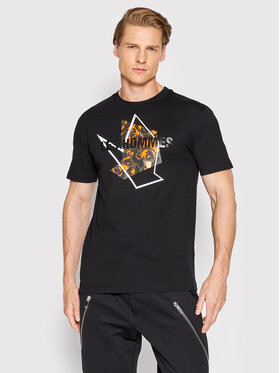 Les Hommes Les Hommes T-Shirt LMT225712P Μαύρο Regular Fit