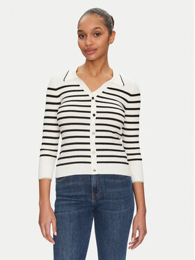 Morgan Morgan Strickjacke 251-MAEL Weiß Slim Fit