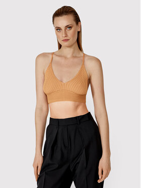 Simple Simple Top TPD012 Smeđa Slim Fit