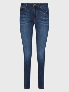 Guess Guess Džinsai W2YA46 D4Q03 Tamsiai mėlyna Skinny Fit