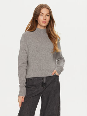 ViCOLO ViCOLO Bluză cu gât 77013S Gri Regular Fit
