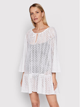 Seafolly Seafolly Rochie de vară Broderie Anglaise 54700-CU Alb Relaxed Fit