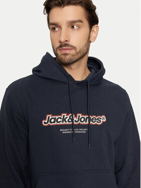 Jack&Jones Majica Dugih Rukava Vesterbro 12265766 Tamnoplava Relaxed Fit