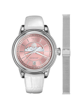 Aviator Aviator Zegarek V.1.33.0.257.4.WM-SET Srebrny