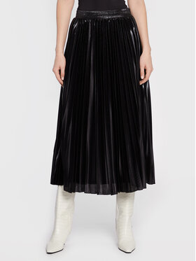 Marella Marella Plisovaná sukňa Quincy 37760527 Čierna Regular Fit