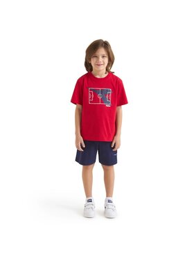 Diadora Diadora Komplet dresowy JB. SET ESSENTIAL SPORTS SS Czerwony Active Fit