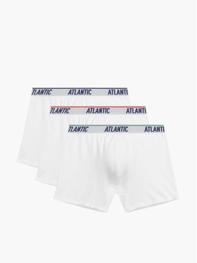 Atlantic Atlantic Bokserki Long leg Biały
