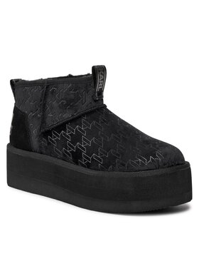 KARL LAGERFELD KARL LAGERFELD Īsie zābaki KL48522 Melns