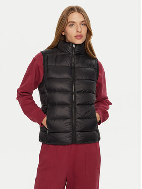 Champion Champion Αμάνικο Μπουφάν 117569 Μαύρο Custom Fit