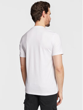 Guess T-shirt Round Logo M3GI11 J1314 Bijela Slim Fit