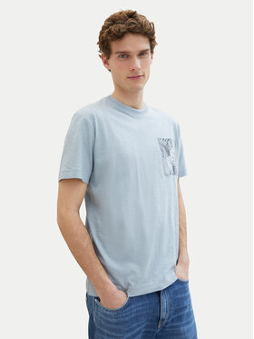 Tom Tailor Tom Tailor Tricou 1040945 Albastru celest Regular Fit