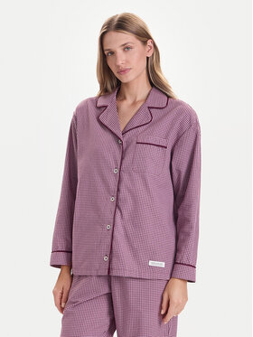 United Colors Of Benetton United Colors Of Benetton Koszulka piżamowa 4MYG3M00D Bordowy Regular Fit
