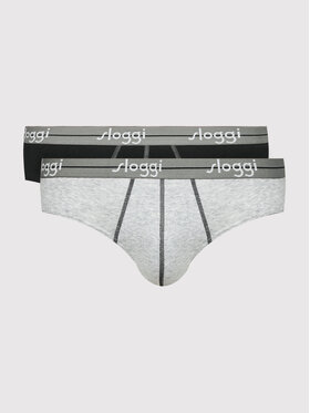 Sloggi Sloggi Komplet 2 par slipów 10206949 Czarny