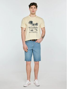 BIG STAR BIG STAR T-Shirt OMER_200_150 Żółty Basic Fit
