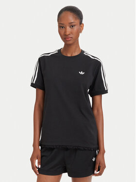 adidas adidas Marškinėliai Pleated 3S LG4313 Juoda Regular Fit