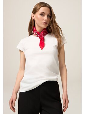 Oltre Oltre T-shirt G002J004352N016 Bianco Slim Fit