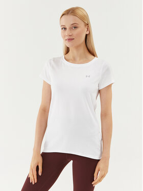 Under Armour Under Armour Тишърт Ua Hg Armour Ss 1328964 Бял Fitted Fit