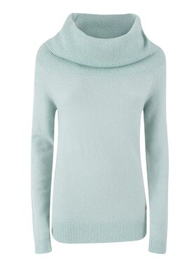 Yes Zee Yes Zee Maglione maglione donna Celeste Regular Fit