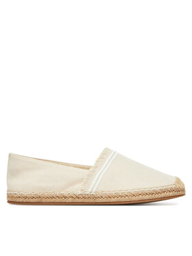 Tommy Hilfiger Tommy Hilfiger Espadrillid Fringe Canvas Closed Espadrille FW0FW08881 Beež