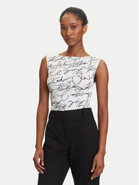 KARL LAGERFELD KARL LAGERFELD Body A3W17010 Écru Slim Fit