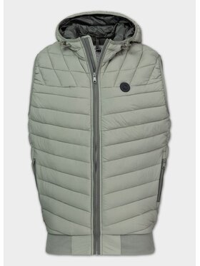 PITBULL PITBULL Bezrękawnik NAYLOR Zielony Regular Fit