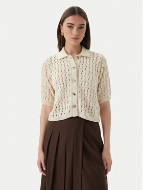 Marella Marella Cardigan Voto 2613341055 Écru Regular Fit