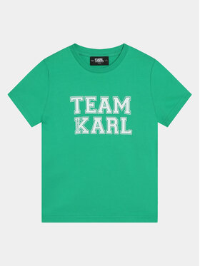 Karl Lagerfeld Kids Karl Lagerfeld Kids Футболка Z30049 D Зелений Regular Fit