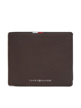 Tommy Hilfiger Tommy Hilfiger Голям мъжки портфейл Th Corp Cc Flap & Coin AM0AM13741 Кафяв