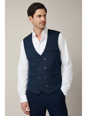 Lancerto Lancerto Kamizelka Dozza KA131225000003 Granatowy Slim Fit
