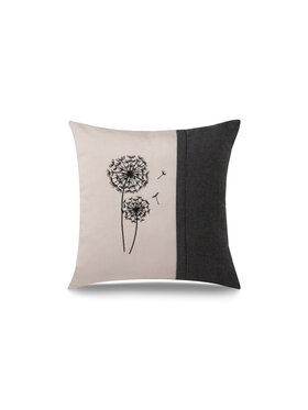Doram design Doram design Poduszka dekoracyjna Poduszka dekoracyjna Dmuchawiec Antracyt 45 x 45 cm Szary