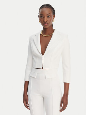 Elisabetta Franchi Elisabetta Franchi Sacou GI-222-61E2-V420 Alb Regular Fit
