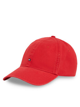 Tommy Hilfiger Tommy Hilfiger Cap Essential Flag Soft Cap AW0AW17131 Rot