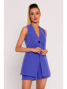 Made of Emotion Made of Emotion Marynarka M776 Fioletowy Generous Fit