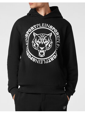 Plein Sport Plein Sport Bluza 13115 Czarny Regular Fit