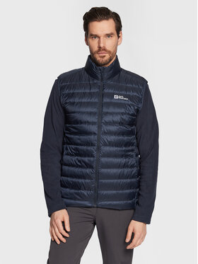 Jack Wolfskin Jack Wolfskin Kamizelka Pack & Go 1207011 Granatowy Regular Fit