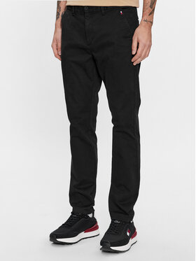 Tommy Jeans Tommy Jeans Pantaloni chino Austin DM0DM18339 Negru Slim Fit